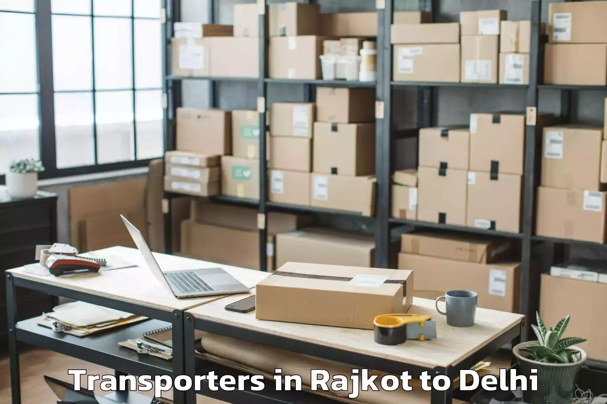 Rajkot to Delhi Airport Del Transporters Booking